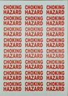 Choking Hazard A4 Sheets Labels 64mm Wide x 34mm High