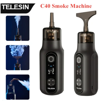 TELESIN C40 40W Handheld Fog Machine Portable Smoke Machine Remote Control Fog - Image 1 of 4