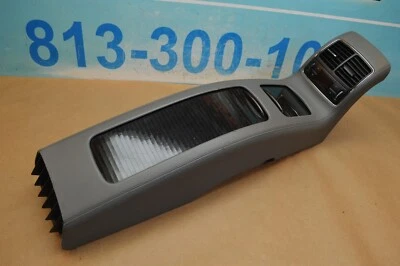 06-09 W219 MERCEDES BENZ CLS55 CLS550 AMG REAR SEAT CENTER CONSOLE GREY - Image 1 of 4