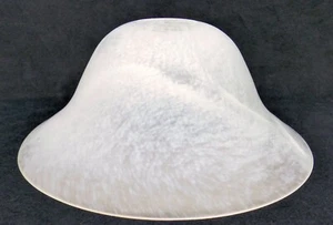 Framburg 12" Vianne White Mouchette Glass Shade For Fin-De-Siecle Island Pendant - Picture 1 of 5