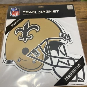 New Orleans Saints Vinyl Team Magnet Helmet Decal Football Sport Car Truck 12 In - Picture 1 of 3