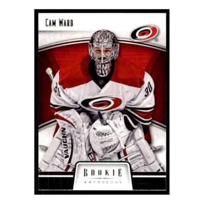 2013 Panini Rookie Anthology #17 Cam Ward Carolina Hurricanes Hockey Card - Image 1 of 2