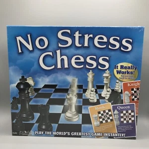 NO STRESS CHESS Board Game Learn Chess Easy For Kids Adults NEW SEALED - Picture 1 of 6