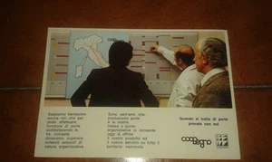 CARTOLINA PUBBLICITARIA COOPLEGNO FALEGNAMERIA SPILAMBERTO FG PORTA PORTE - Imagen 1 de 1
