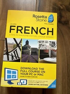 Rosetta Stone FRENCH Lifetime Complete Course-Brand New - Picture 1 of 4