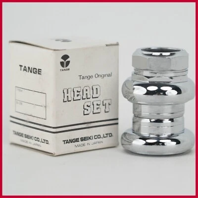 NOS TANGE CHROMED STEEL 1" INCH HEADSET VINTAGE THREADED THREAD ME-SI - Image 1 of 4