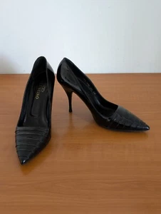 Valentino Garavani Black Patent Leather Heels Size 40 - Picture 1 of 9