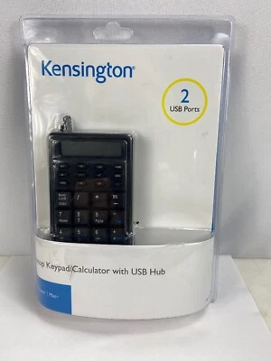 Kensington K72274US Black USB Keypad Calculator Mini Notebook Keypad/Calculator - Image 1 of 4