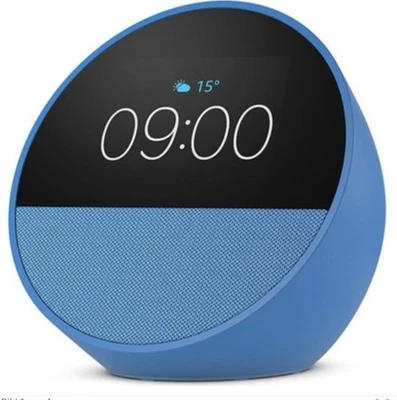Amazon Echo Spot (2024) – Smarter Wecker mit Alexa und tollem Klang Blau - Bild 1 von 4