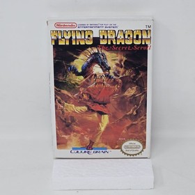 Flying Dragon The Secret Scroll Nintendo NES Box Only Vintage 1988