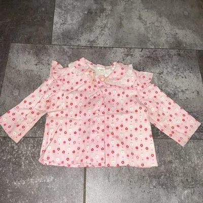 Chaqueta retro vintage años 70 Thomas bebé niña 12 meses rosa floral años 60 Foto 1 de 4