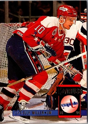 1993 Donruss Kelly Miller #365 Washington Capitals Hockey Card - Image 1 of 2