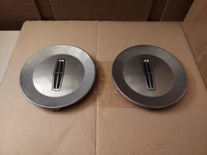 2003-05 Lincoln Town Car 17x7" Wheel 7.25" Center Caps #11466 Used Pair X2 - Picture 1 of 12