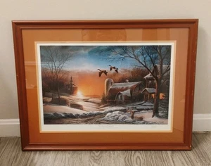 TERRY REDLIN INDIVIDUELL GERAHMT / MATTIERT The Sharing Season II HANDSIGNIERT OPEN ED. - Bild 1 von 9