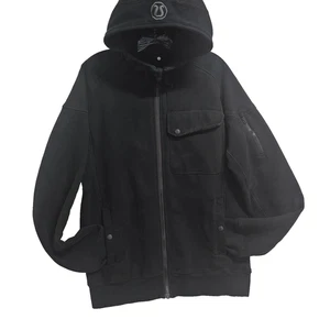 Lululemon Full Zip Hoodie Jacke Herren Gr. L schwarz Fleece Line - Bild 1 von 15