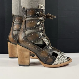 Freebird Brandy Damen weiß Schlange Multi Größe 8 - Bild 1 von 14