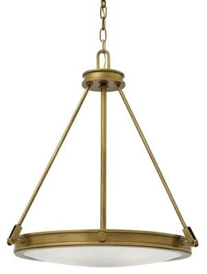 Collar Hinkley Lighting 3384 4 luces 21-1/2"W colgante - latón Foto 1 de 4