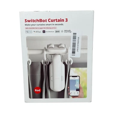 SwitchBot Cortina Automático 3 Abridores Smart Rod Foto 1 de 4