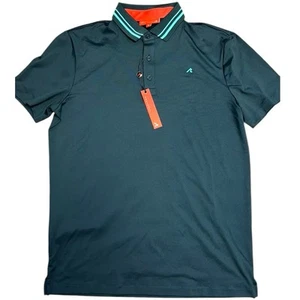 Redvanly Golf Cadman Polo ~ Medium ~ Black ~ NWT $110 Retail - Picture 1 of 3
