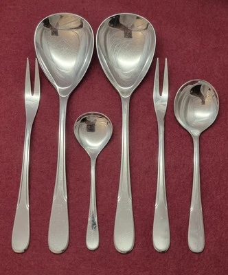 WMF Bamberg Cromargan Gemüselöffel Fleischgabel Zuckerlöffel Tassenlöffel Note 3 - Bild 1 von 4