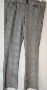 Pantalones Torrid Mujer Negro Blanco Bootcut Pata de Gallo Pantalón Talla 18R - Imagen 1 de 6