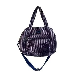 MARC JACOBS Quilted Nylon Baby Bag/Diaper Bag with Changing Pad Blue Print - Picture 1 of 6