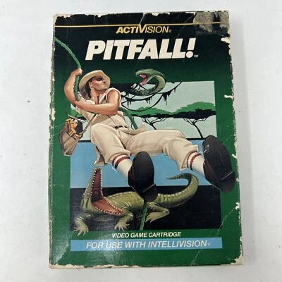 Pitfall! Intellivision Activision Vintage Game. Near complete but no manual - Image 1 of 4