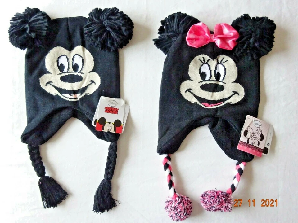 Girl Boy Disney Hats Mickey Minnie Mouse Hat Gift Kids Children Winter warm