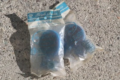 Lot of 2 NOS HUNT WILDE Handlebar Tape SKYBLUE with bar plugs Sealed New Flexon - Image 1 of 4