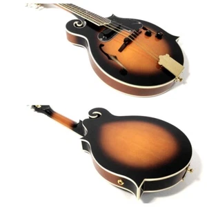 Caraya F-Shape Electric Mandolin,EQ, F-holes, Sunburst +Free Gig Bag SMA-008EQVS - Picture 1 of 12