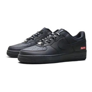 Unisex Turnschuhe Air Force 1 SUPREME Schwarz Herren Low-top Freizeitschuhe - Bild 1 von 6