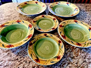 Pier 1 Elizabeth - 2 Dinner Plates 2 Salad Plates 2 Pasta/Soup/Cereal Bowls - Picture 1 of 5