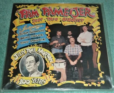 "STILL SEALED" VINYL LP by PAM PAMEIJER "JELLY ROLL MORTON - 100 YEARS" (1986) - Image 1 of 2