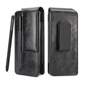 For Samsung Galaxy Z Fold7/6/5/4/3 PU Leather Belt Clip Pouch Case with Pen Slot - Picture 1 of 16
