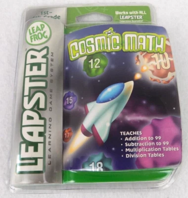 Leapfrog Cosmic Math 1st To 4th Grade Leapster Learning Game System Sealed - Image 1 of 4