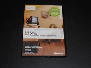 Microsoft Office 2003 Student and Teacher Edition (PC, 2003) mit Key - Bild 1 von 1