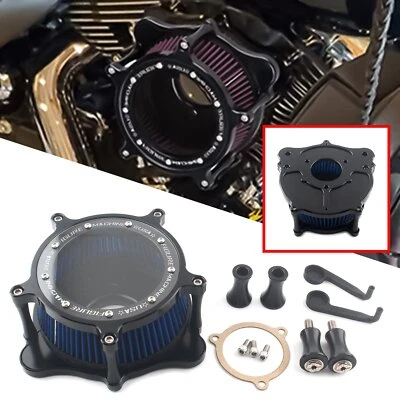 For Harley Electra Glide Road King FLHX FLHR Clear Air Cleaner Intake Filter — 第 1/4 张图片