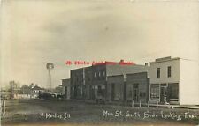 IL, Manlius, Illinois, RPPC, Main Street South Side, Looking East, Business Area