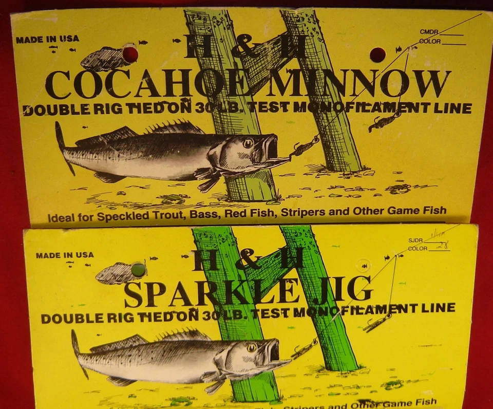 H & H Double Rig Lures NEW (You Choose, Your Choice, You Pick) - Image 1 of 1