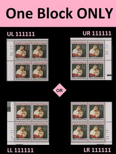 US 2367 Christmas Madonna & Child 22c plate block 4 #111111 MNH 1987 - Picture 1 of 1