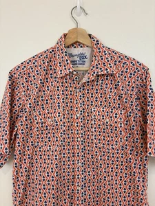 Wrangler Shirt Herren Medium 20X Competition Snap Front Southwest Aztec Rodeo - Bild 1 von 4