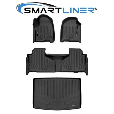 SMARTLINER Floor Mats Cargo Liner Set 2021 2025 Suburban Yukon XL (Bench Seats) Foto 1 de 4