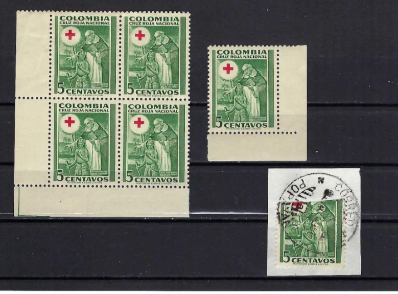 CRUZ ROJA DE COLOMBIA.- FRAY BARTOLOME DE LAS CASAS- Bklt de 4- Cancelar POPAYAN Foto 1 de 1