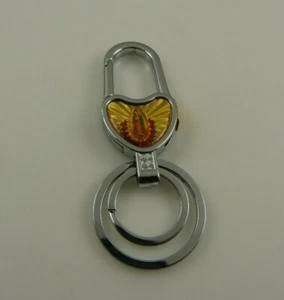 Nuestra Señora de Guadalupe Llavero Llavero Bolso Etiqueta Corazón Religioso Clip  - Imagen 1 de 5