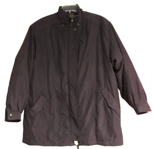 Forecaster Womens Winter Coat Purple Size Medium Insulated Zip Front - Picture 1 of 10