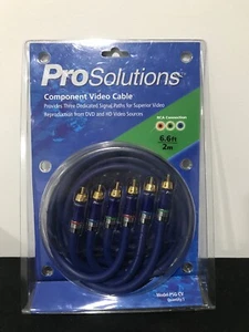 PRO SOLUTIONS Component Video Cable RCA Connection 6.6 Ft - Picture 1 of 2