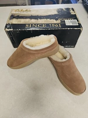  Zueco para mujer Cabela de gamuza de oveja cacao talla 7 (ancho M) Foto 1 de 4