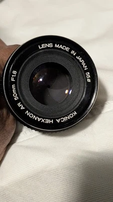 Lente principal de enfoque manual Konica Hexanon AR 50 mm f/1,8 Foto 1 de 4