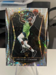 2021 Panini Select Anthony Edwards Premier Level Silver Disco Prizm (RC) #169 - Picture 1 of 2