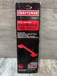 Craftsman 10" Inch Table Saw Dado Molding Head Insert 9-29973 - Picture 1 of 8